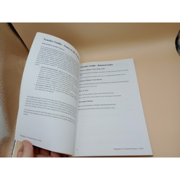 GRADESAVER (TM) LESSON PLANS: THE COUNT OF MONTE CRISTO By Katerina Manoff NEW - Picture 6 of 7